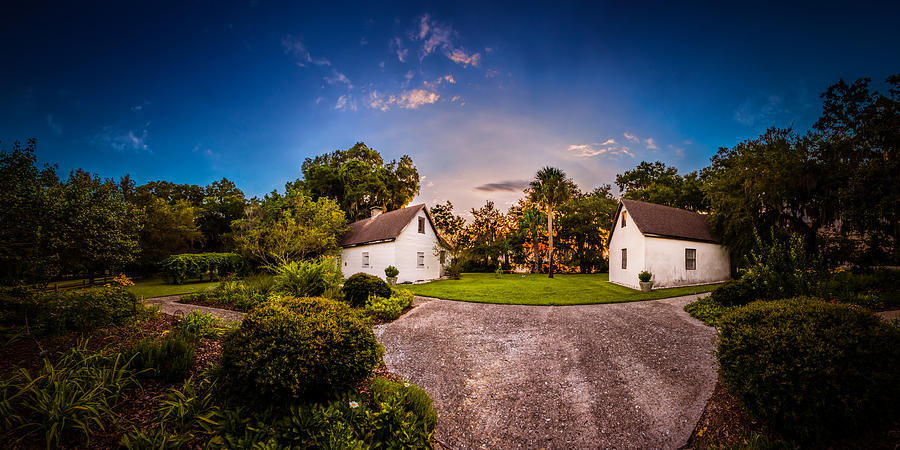 Sunset at the Tabby Slave Quarters Photograph by Chris Bordeleau