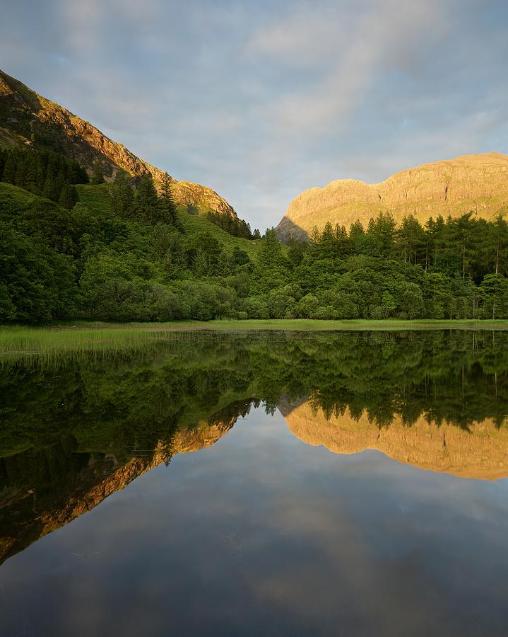 Sunset at the Torren Lochan Photograph by Stephen Taylor