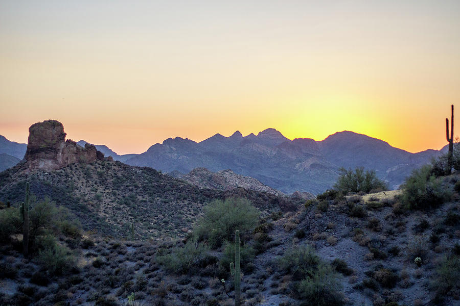 Sunset Photograph - Sunset at Tonto National Forest by Kevin Deal
