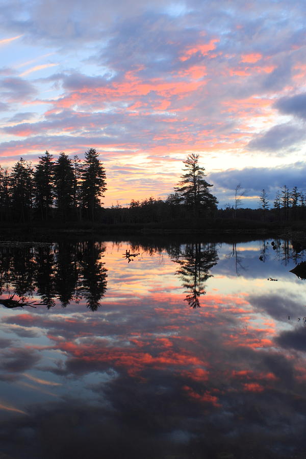 Sunset at Tully Lake Photograph by John Burk