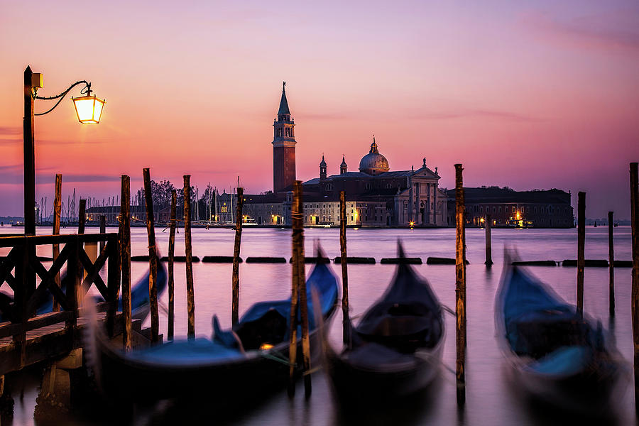 Sunset at Venice Photograph by Andrew Soundarajan
