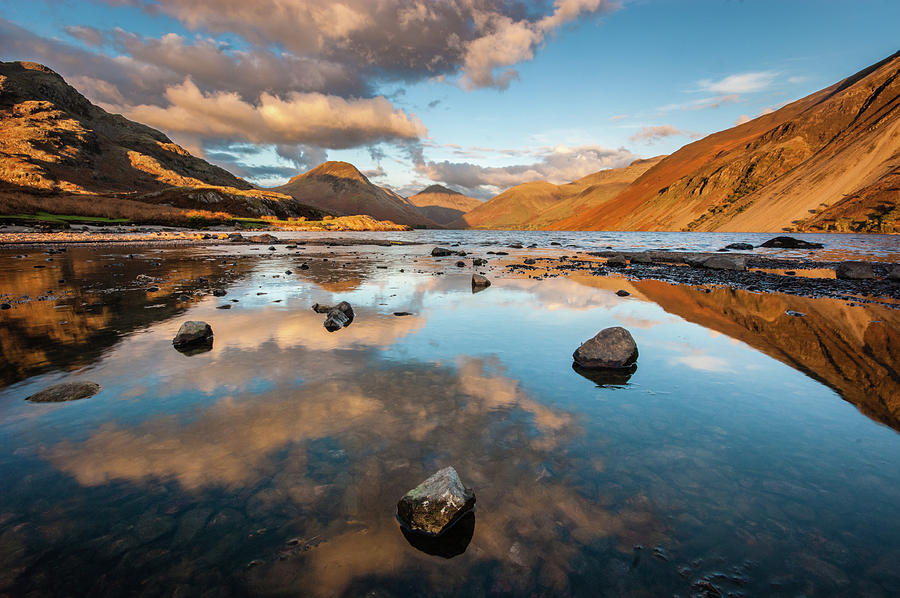 Sunrise Photograph - Sunset At Wast Water #3, Wasdale, Lake District, England by Anthony Lawlor Sunrise Photograph - Sunset At Wast Water #3, Wasdale, Lake District, England by Anthony Lawlor