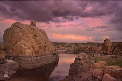 Prescott Photograph - Sunset At Watson Lake by Davin Lavikka Prescott Photograph - Sunset At Watson Lake by Davin Lavikka