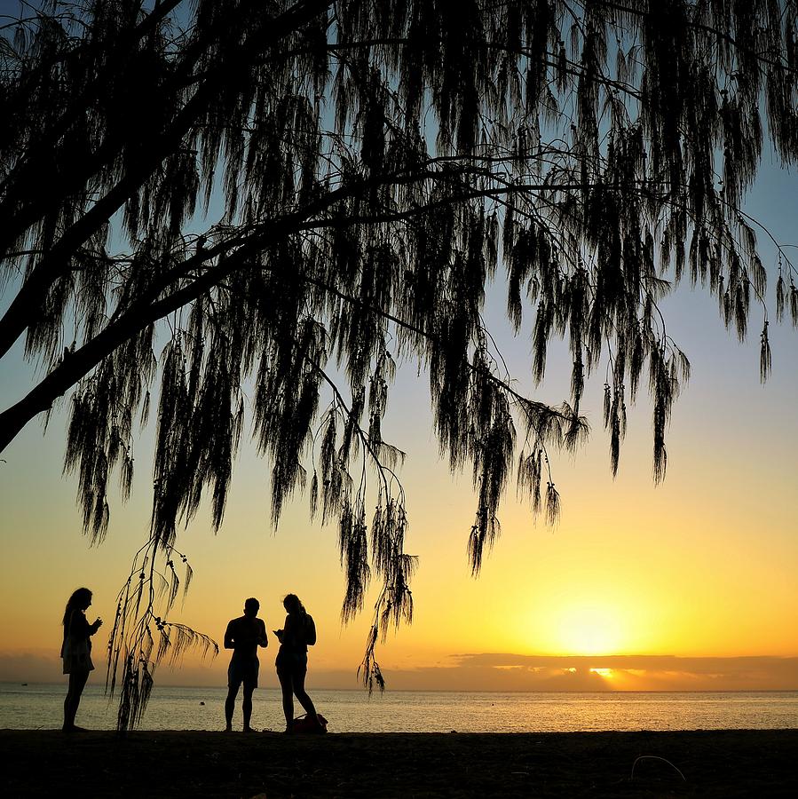 Beach Photograph - Sunset at West Point on Magnetic Island by Keiran Lusk
