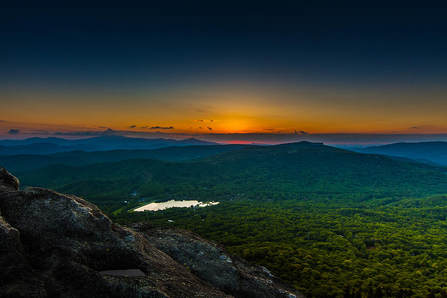 Sunset atop of Grandfather Mountain Photograph by Chris Morrow - Fine ...