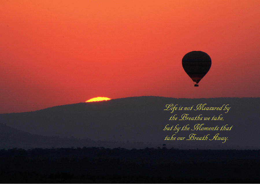 Sunset Photograph - Sunset Balloon Poster 1 by John Hebb