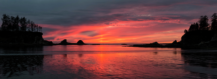 Sunset Bay Oregon Photograph by Loree Johnson