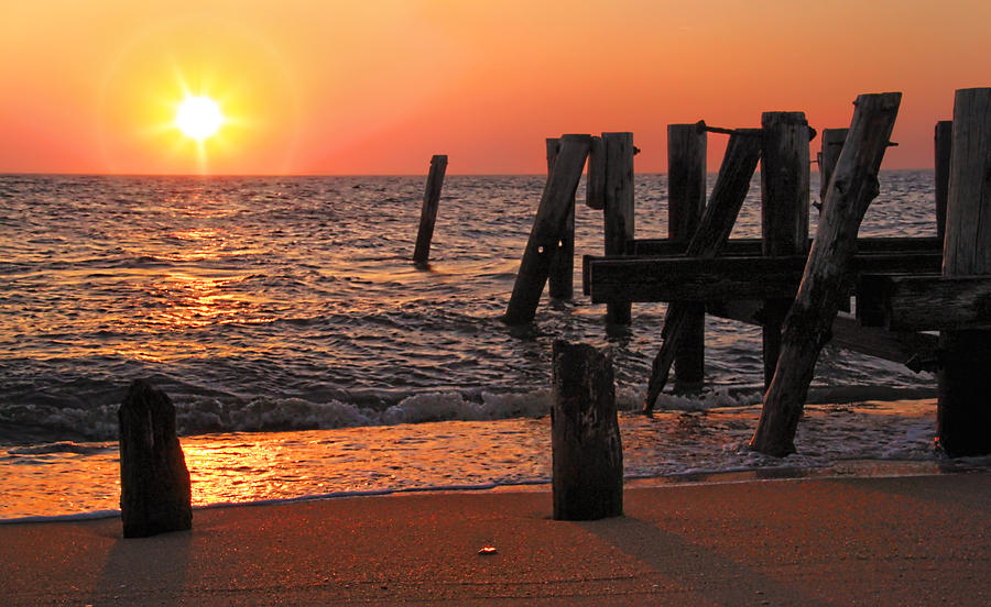 Sunset Beach Cape May New Jersey Photograph by Carolyn Derstine