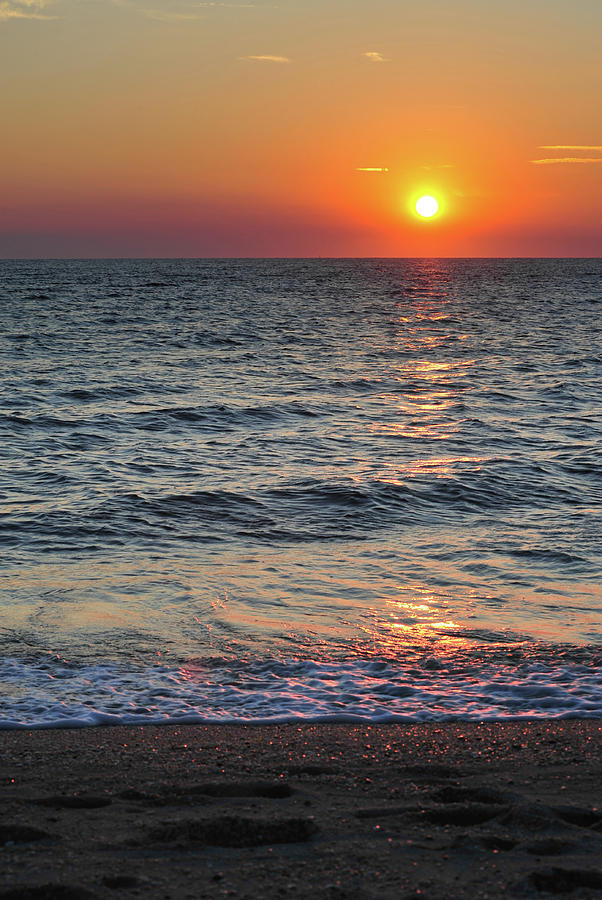 Sunset Photograph - Sunset Beach Cape May Point New Jersey V  by Terry DeLuco