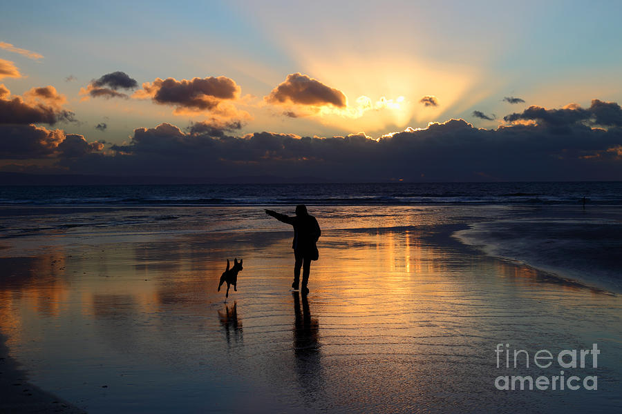 Sunset Beach Inspiration Photograph by James Brunker