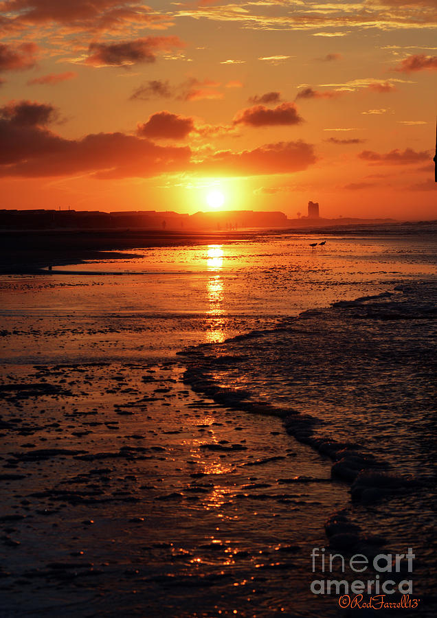 Sunset Beach Sunrise Photograph by Rod Farrell