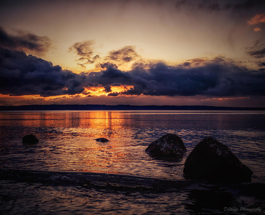 Sunset Before the Storm Photograph by Siobhan DeWolfe - Fine Art America