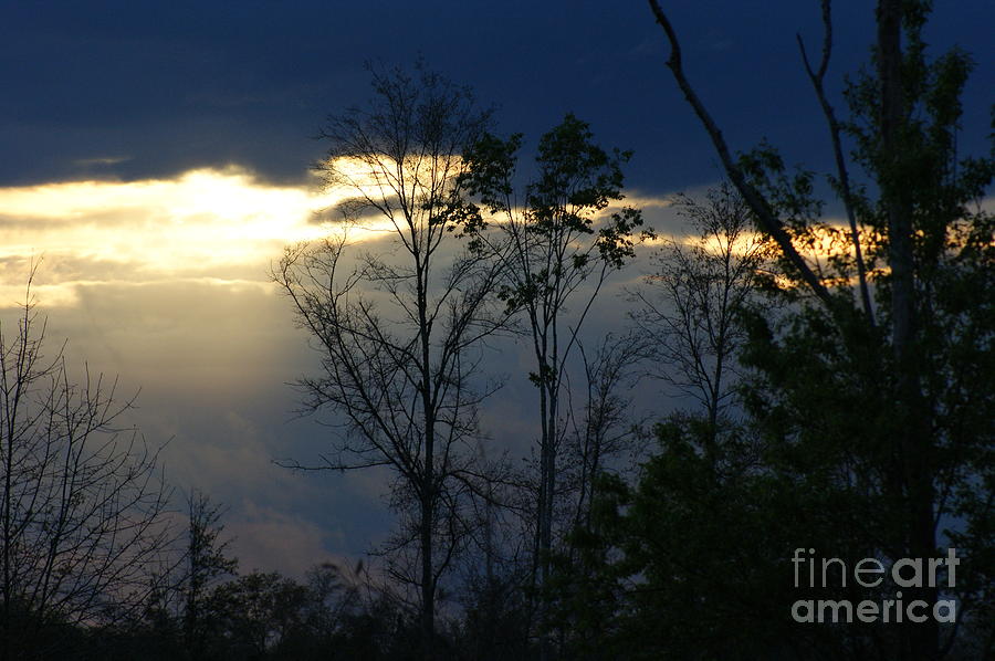 Sunset before the storm Photograph by Theresa Cangelosi