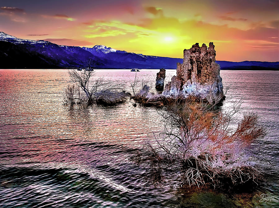 Sunset Behind The Tufa Photograph by Endre Balogh