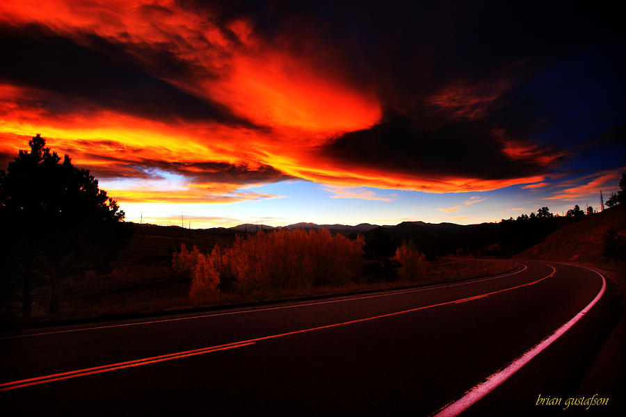 Sunset Bend Photograph by Brian Gustafson