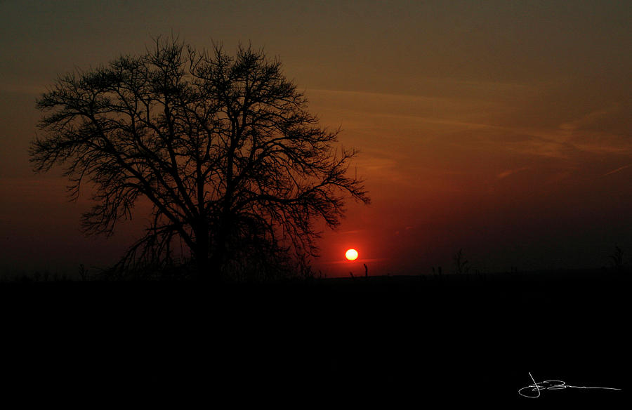 Sunset Bloody Sunset Photograph by Jim Bunstock