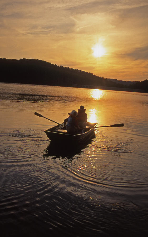 Sunset Boating Photograph
