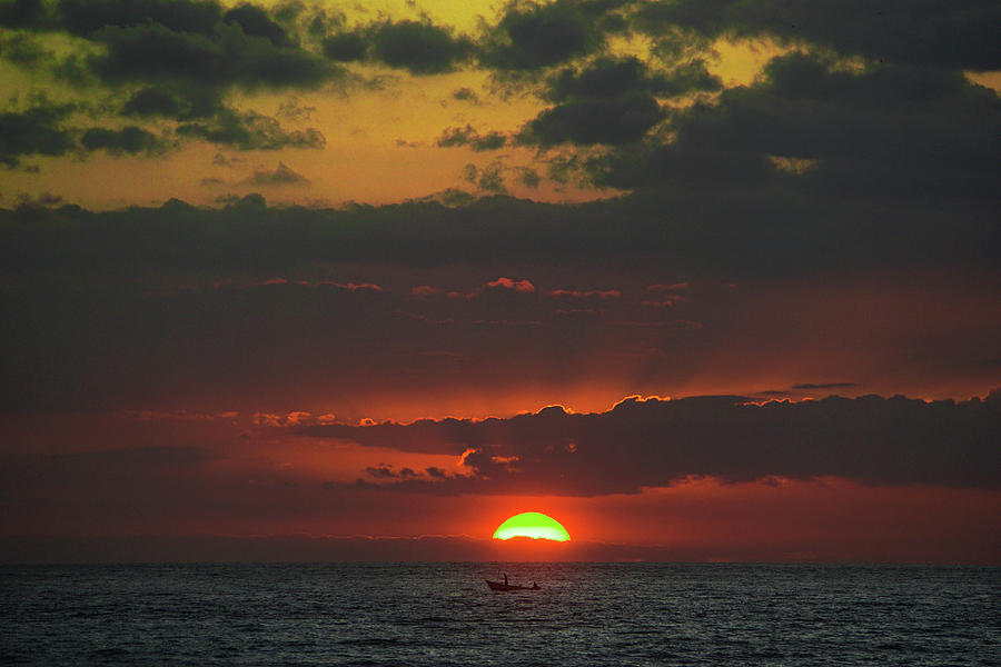 Sunset Boatman Photograph by Paki O'Meara | Fine Art America