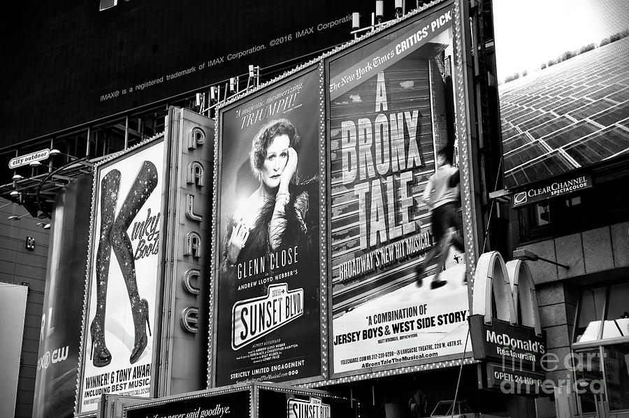 Sunset Boulevard on Broadway in New York City Photograph by John Rizzuto