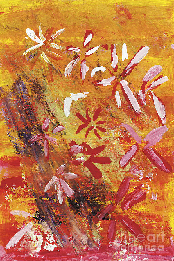 Sunset Bouquet Painting by Katie OBrien - Printscapes