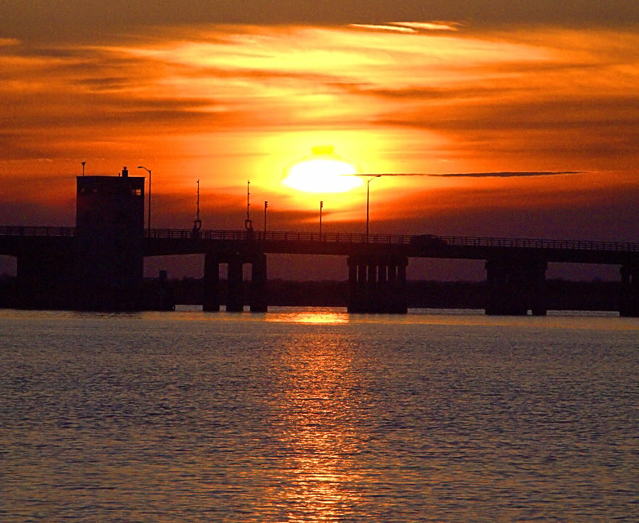 Sunset Bridge I I I Photograph by  Newwwman