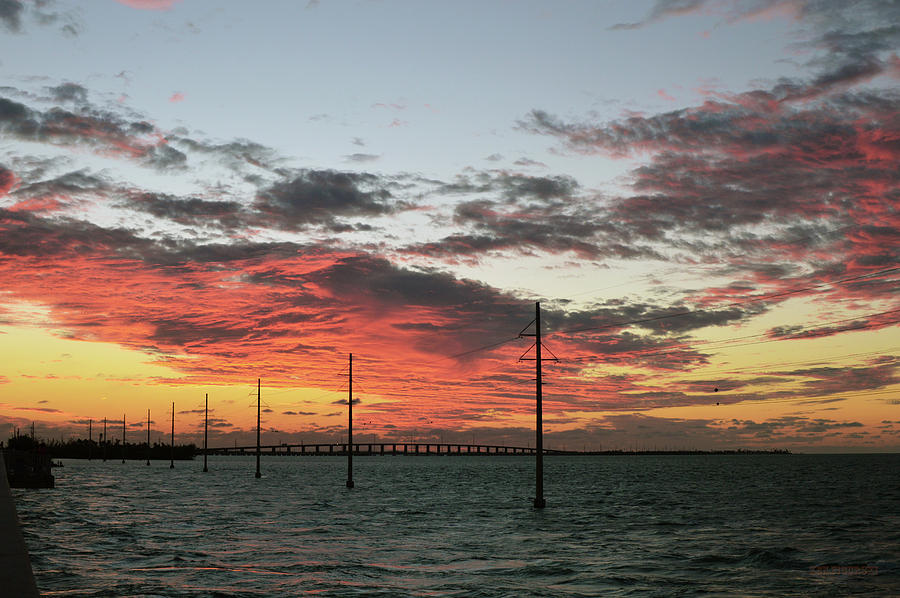 Sunset Bridge Islamorada Florida 4 Photograph by Ken Figurski