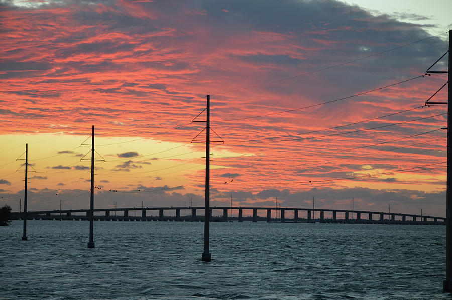 Sunset Bridge Islamorada Florida 5 Photograph by Ken Figurski
