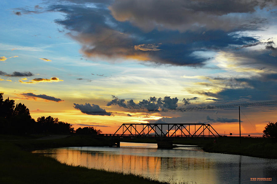 Sunset Bridge Photograph by Ken Figurski