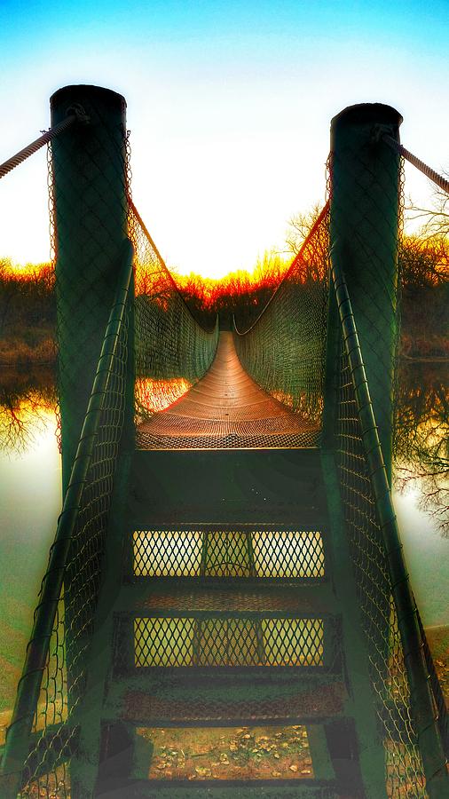 Sunset Bridge Photograph