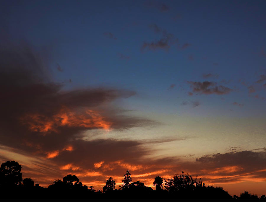 Sunset Burning Photograph by Mark Blauhoefer