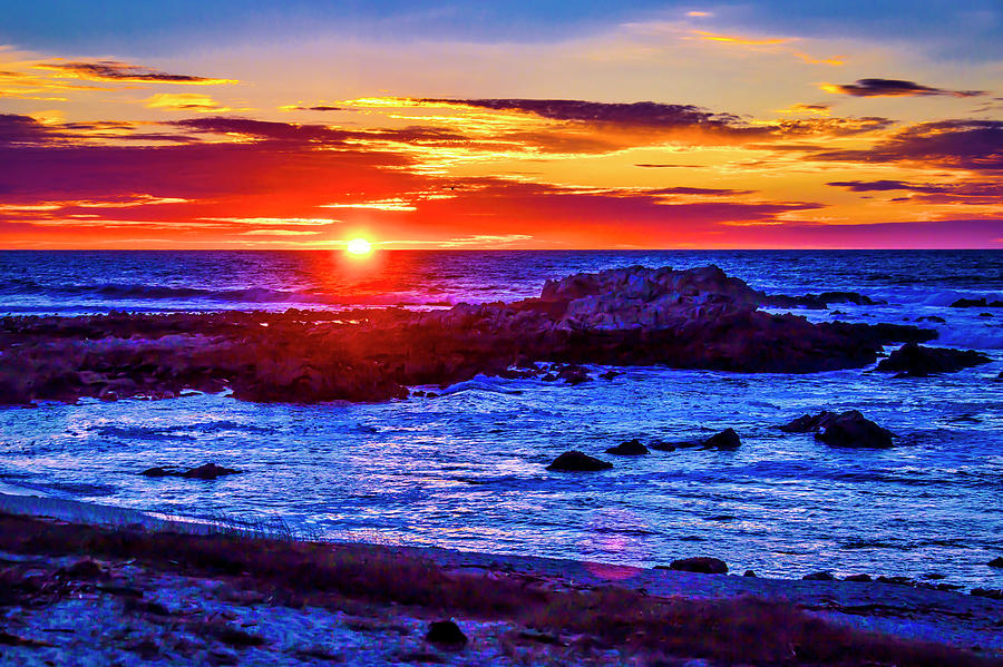 Sunset Carmel By The Sea Photograph by Garry Gay