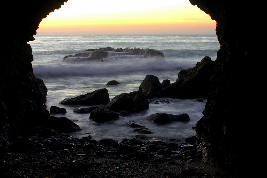 Sunset Cave Photograph by Brad Scott