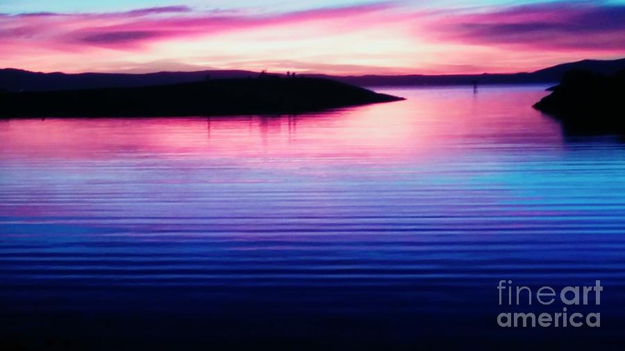 Sunset celenade Photograph by Kumiko Mayer
