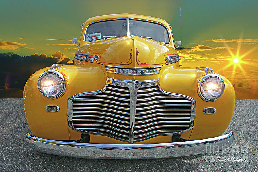 Sunset Chevy Photograph by Randy Harris