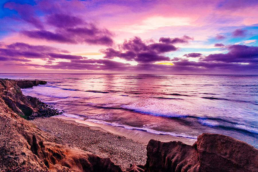 Sunset Photograph - Sunset Cliffs by Matt Triplow