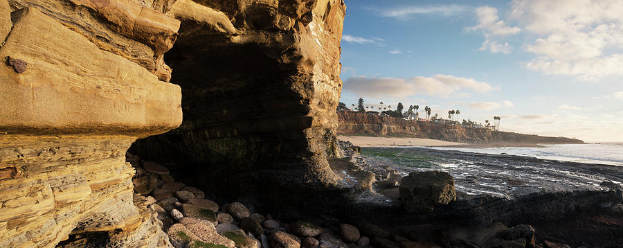 San Diego Photograph - Sunset Cliffs Panorama by William Dunigan