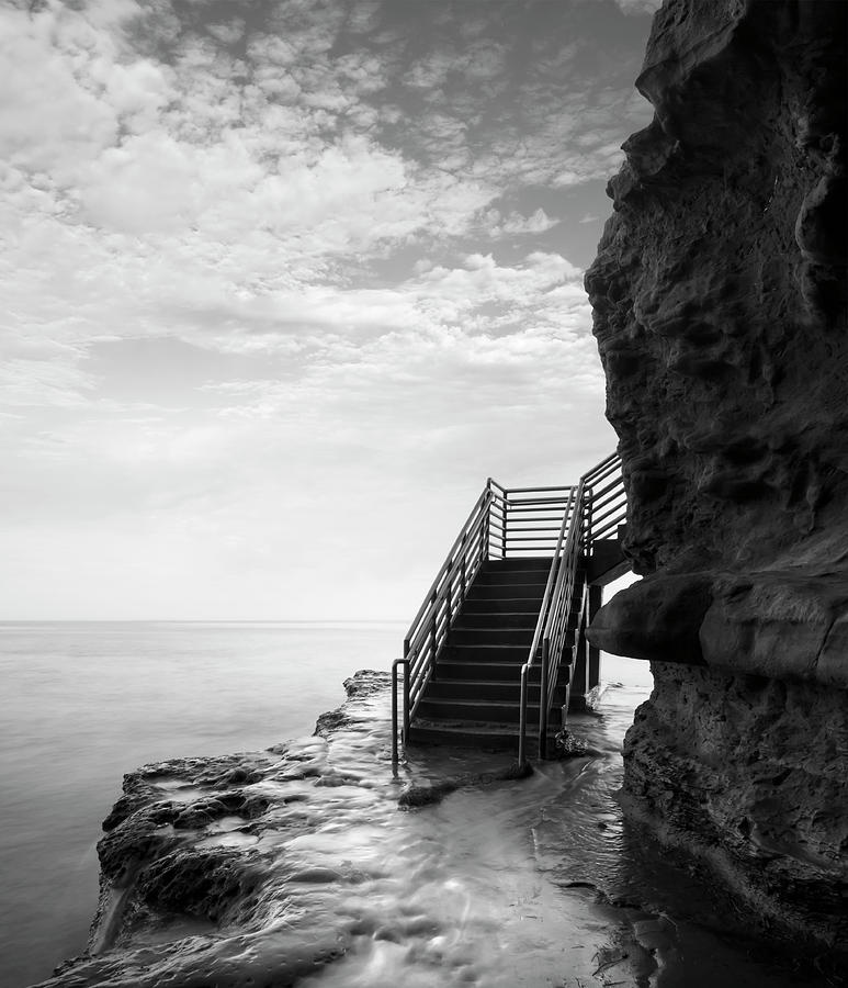 San Diego Photograph - Sunset Cliffs Stairwell by William Dunigan