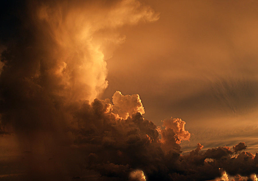 Sunset Clouds Photograph by Bob Johnson
