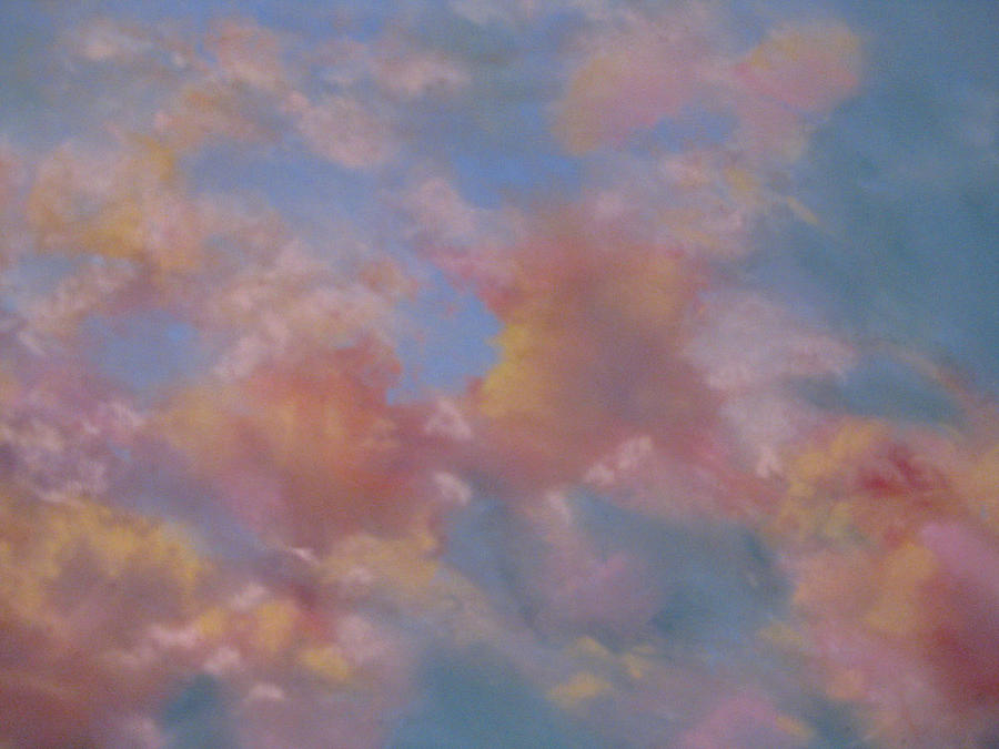 Sunset Clouds Pastel by Constance Gehring