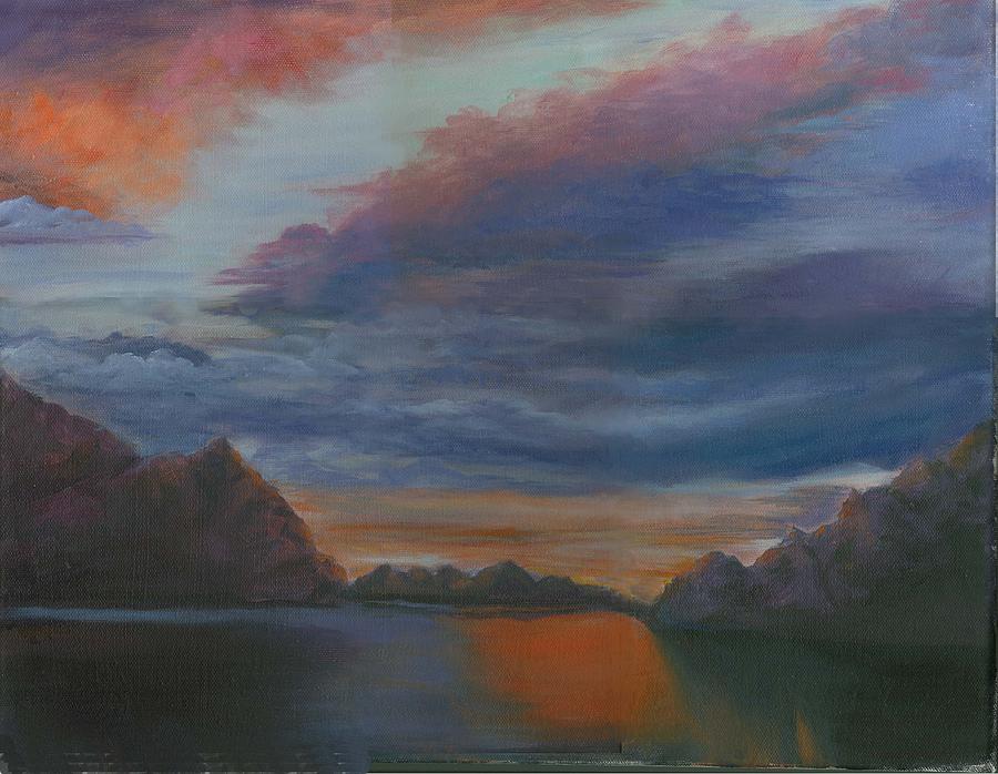 Sunset Clouds Print by George Markiewicz