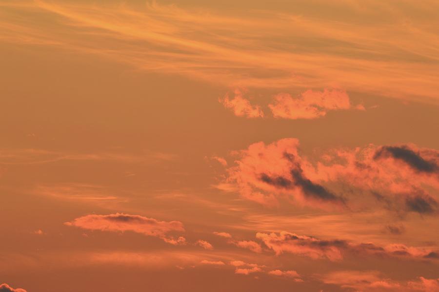 Sunset Clouds In The Sky  Photograph by Lyle Crump