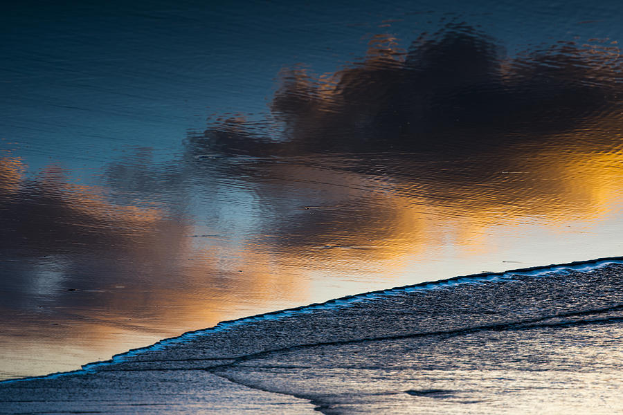 Sunset Clouds Reflect Photograph by Robert Potts
