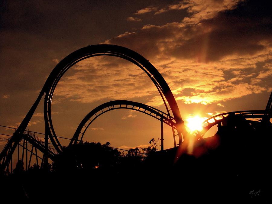 Sunset Coaster Photograph by Mark Taylor