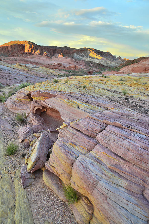 Sunset Color in Valley of Fire Photograph by Ray Mathis