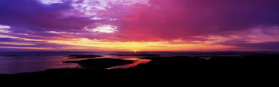 Beach Photograph - Sunset, Connemara, Co Galway, Ireland by The Irish Image Collection 