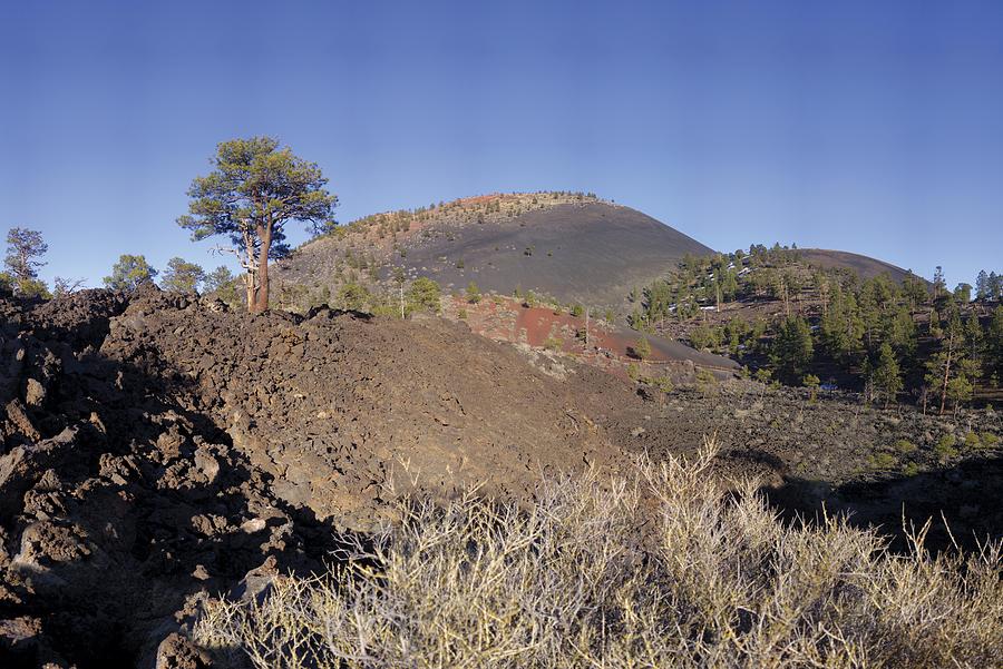 Sunset Crater from Lava Flow Trail Photograph by Brian Lockett