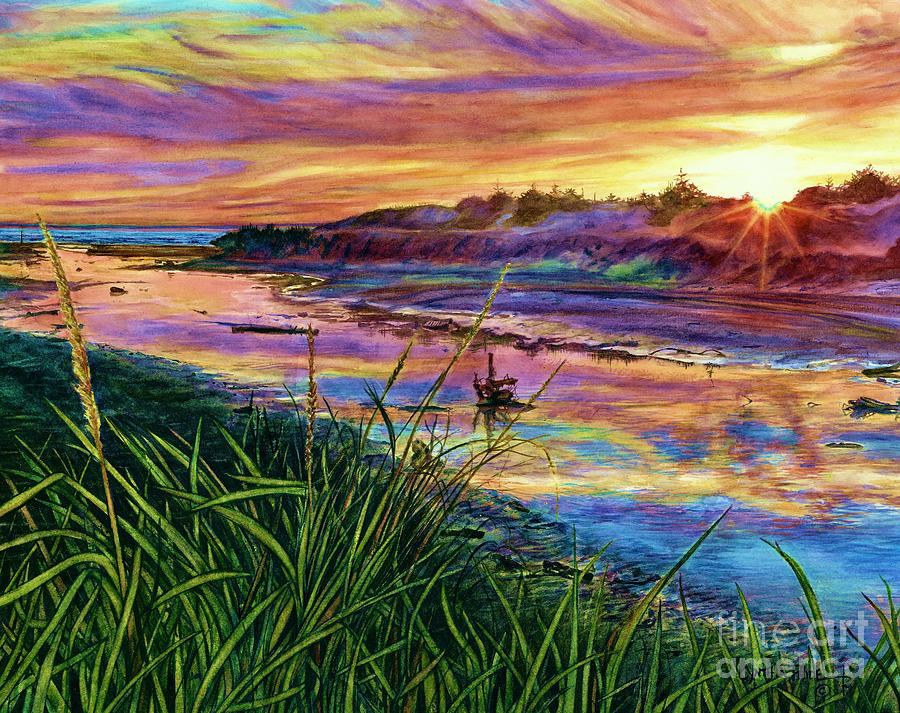 Sunset Creation Painting by Cynthia Pride