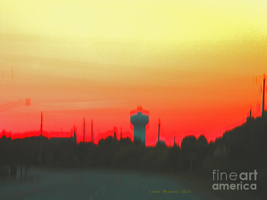 Abstract Photograph - Sunset by Cynthia Meadows