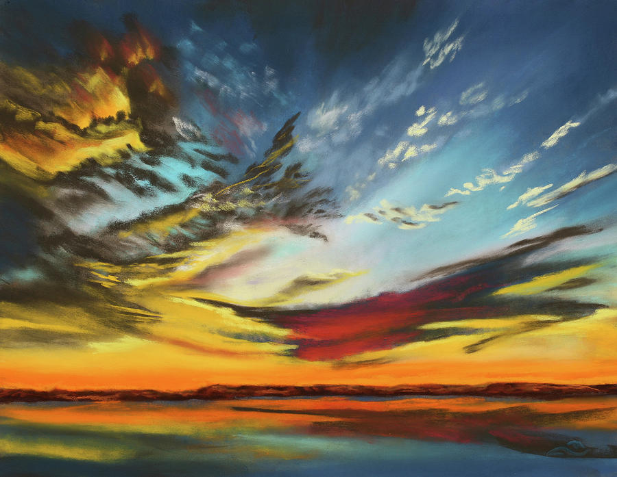 Sunset Dance Painting by Sandi Snead