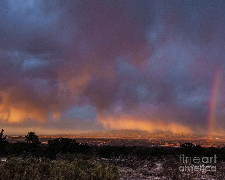 Sunset Desert Skies Photograph by Steven Natanson